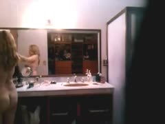 I enjoy seeing my giddy white bitch in the shower.